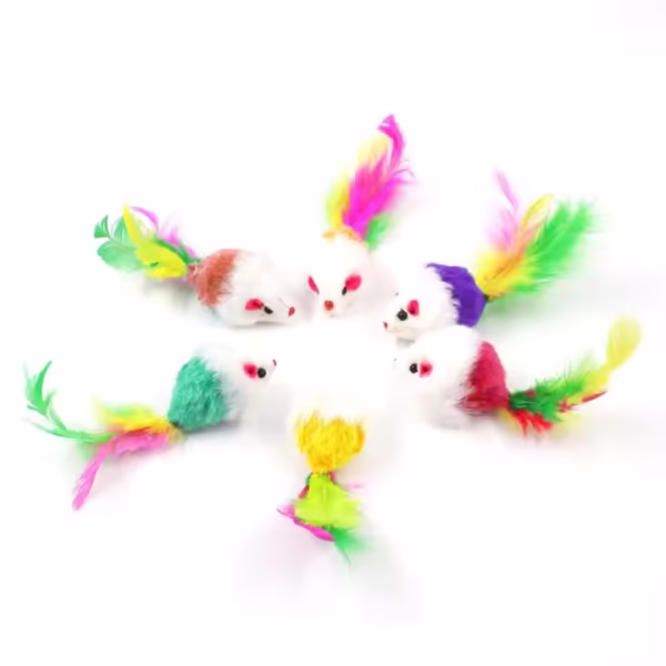 Pet Cute Cat Plush Mouse Toys Pet Interactive Movement Toys